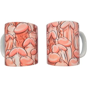 DIABLO PICANTE - Farbige Penis-Tasse 370 ml - Lustiges und freches Design