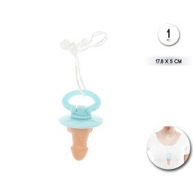 DIABLO PICANTE - Schnuller in Penisform mit blauem Ring