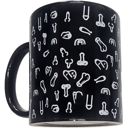 DIABLO PICANTE - Schwarze Penis-Tasse 370 ml
