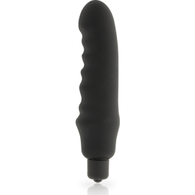 DOLCE VITA - GENIUS Vibrator aus schwarzem Silikon