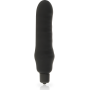 DOLCE VITA - GENIUS Vibrator aus schwarzem Silikon