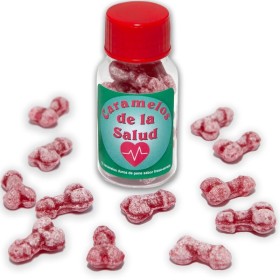 DIABLO PICANTE - 12 Gesundheitsbonbons in Penisform Erdbeer/Kirsche