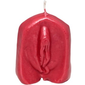 DIABLO PICANTE - Kerze in Vaginenform, Rot