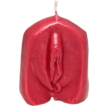 DIABLO PICANTE - Kerze in Vaginenform, Rot