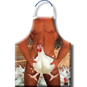DIABLO PICANTE - HEN APRON - Erotischer Party-Schürze aus Polyester