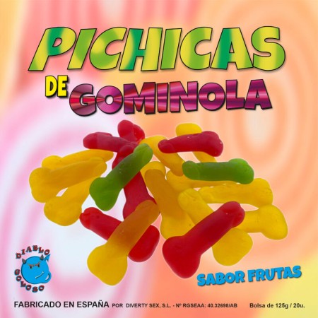 DIABLO GOLOSO - Fruchtige Gummischnitte in Penisform