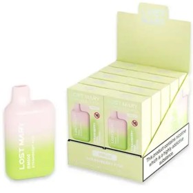 LOST MARY BM600 Vaper Nikotin 2% Einweg - Profi-Pack mit 10 Einheiten, Geschmack Erdbeere Kiwi