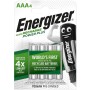 ENERGIZER - Wiederaufladbare AAA Batterien, 4er Blisterpack