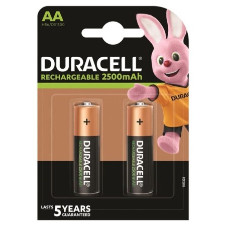 DURACELL HR6 AA 2500mAh NiMH Wiederaufladbare Batterie 2er Pack