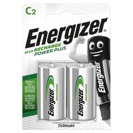 ENERGIZER Power Plus wiederaufladbare Batterie HR14 C 2500mAh, 2 Stück