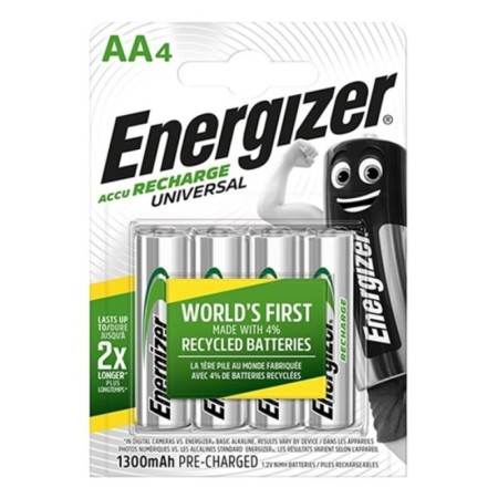 Energizer Universal Wiederaufladbare AA Batterie HR6 1300mAh 4er Pack