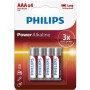 PHILIPS Power Alkaline AAA Batterie LR03 Blister 4er-Pack