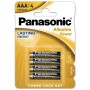 PANASONIC Bronze AAA LR03 Alkaline Batterie 4er Pack