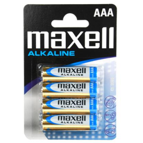 MAXELL AAA Alkaline Batterie LR03, 4er Blisterpack