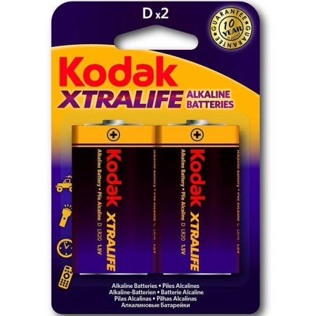 KODAK XTRALIFE Alkaline Batterien D LR20 1,5V - 2 Stück