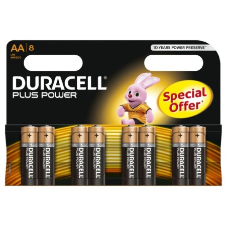 Duracell Plus Power AA LR6 Alkali-Batterien, 8er Pack