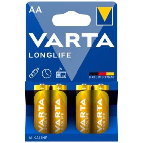 VARTA LONGLIFE AA LR6 Alkali-Batterien im 4er Blister
