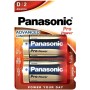 PANASONIC PRO POWER Alkaline D Batterie LR20 - 2er Blisterpack