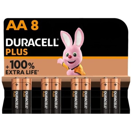 DURACELL PLUS POWER 100 Alkali-Batterie AA LR6, 8 Stück