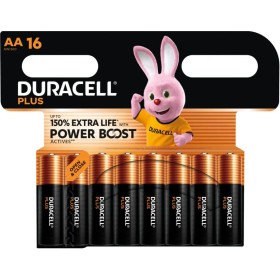 Duracell Plus Power Boost AA LR6 Alkali-Batterien, 16er Blisterpack