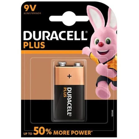 DURACELL PLUS POWER ALCALINE 9V Batterie LR61 Einzeln