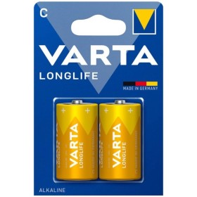 VARTA Longlife Alkaline Batterie C LR14, 2er Blisterpack
