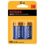 KODAK MAX Alkaline Batterie C LR14, 2 Stück