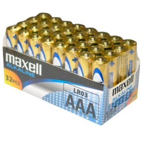 MAXELL AAA Alkaline Batterie LR03 - Pack mit 32 Stück