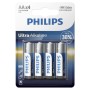 Philips Ultra Alkaline AA LR6 Batterie 4er-Pack