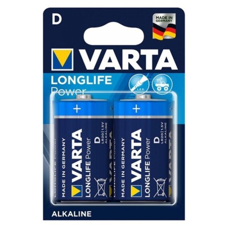 VARTA LONGLIFE POWER Alkali-Batterie D LR20, 2er Pack