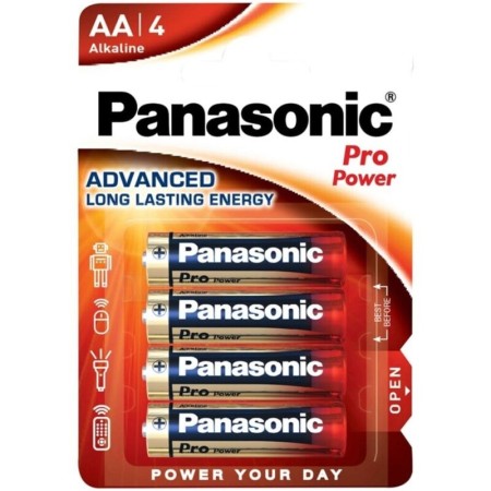 PANASONIC PRO POWER AA LR6 Alkaline Batterie 4er Blister