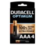 DURACELL OPTIMUM 200 AAA LR03 Alkaline Batterie - 4er Pack