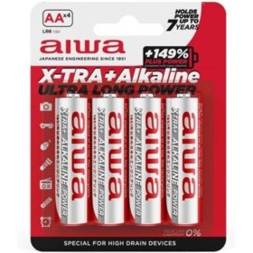 AIWA X-TRA ALKALINE AA LR6 Batterien 4er Blister