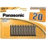 PANASONIC BRONZE AAA Alkaline Batterie LR03, 20er Pack