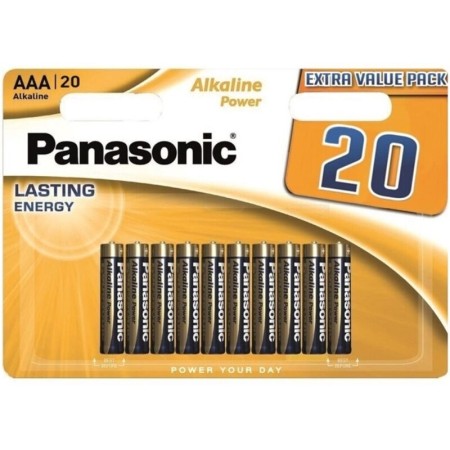 PANASONIC BRONZE AAA Alkaline Batterie LR03, 20er Pack