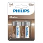 PHILIPS Alkaline Batterie D LR20, 2er Blisterpack
