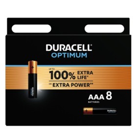 DURACELL Optimum Alkaline Batterie AAA LR03, 8 Stück