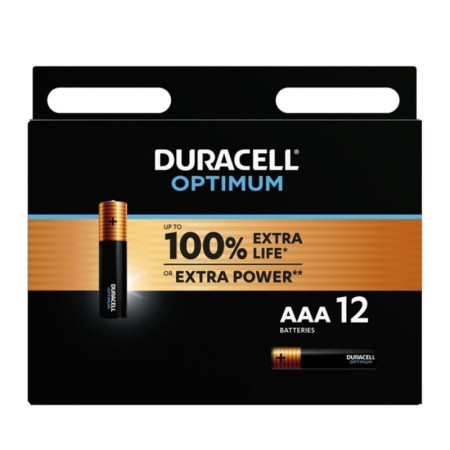 DURACELL Optimum 200 Alkali-Batterie AAA LR03 12er Pack