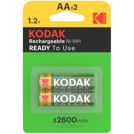 KODAK HR6 AA 2600mAh wiederaufladbare Batterie, 2er Blister