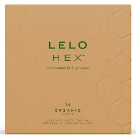 LELO HEX Organic Kondome 36er Pack – Organischer Latex mit L-Arginin