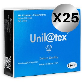 UNILATEX Natürliche Kondome 144 Stück (25er Pack)