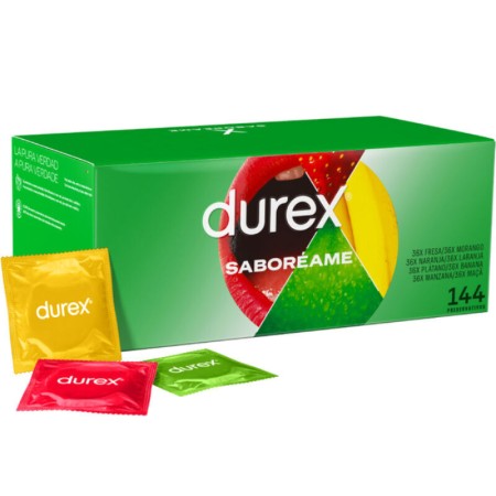 Durex Pleasure Fruits Kondome 144 Stück – Fruchtige Aromen & Farben