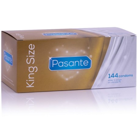 PASANTE King Size Kondome - Extra lang und breit, 144 Stück