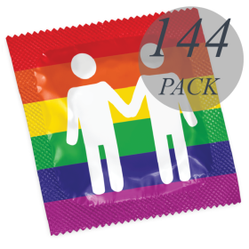 PASANTE Gay Pride Kondome 144er Pack - Natürliche Passform