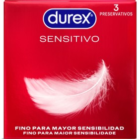 DUREX Sensitiv Kondome 3 Stück – Extra dünn für intensives Gefühl