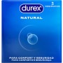 DUREX Natural Comfort Kondome 3 Stück – Naturlatex, anatomisch geformt
