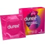 Durex Dame Placer Kondome – 3 Stück, genoppte und gerillte Latexkondome