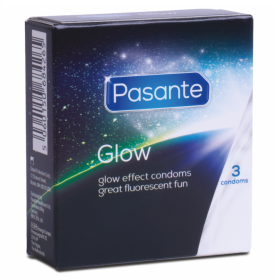 PASANTE Glow in the Dark Kondome 3 Stück