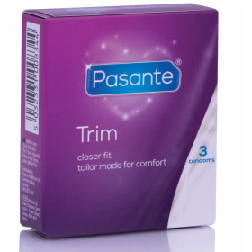 PASANTE Dünne Trim Kondome, 3 Stück, schmaler Sitz