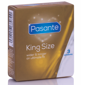 PASANTE King Size Kondome – 3 Stück, extra lang und breit